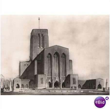 Guildford Cathedral, Surrey West End 1960s impression