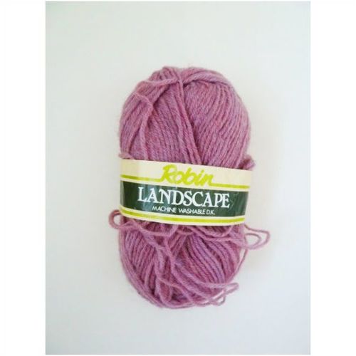 VINTAGE PATONS LANDSCAPE DOUBLE KNITTING WOOL / YARN - SMOKEY PINK