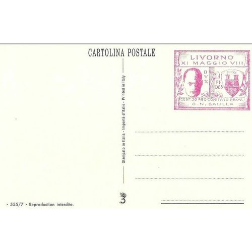 CARTE POSTALE - Guerre 39/45 - DUCE - Benito Mussolini - Ref 11