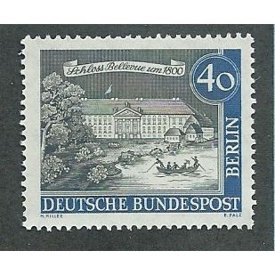 BERLIN - 1962 40pf U/M 'SCHLOSS BELLEVUE' (EBID42-385)