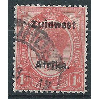 South West Africa 1924 SG17 1d Rose-Red Fine Used .. .