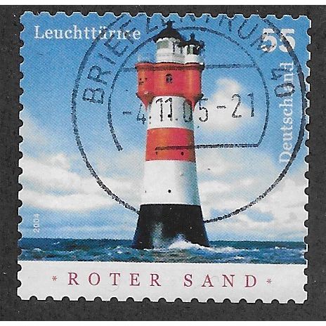 GER 2004 €0.55 (S/A) 'LIGHTHOUSES - ROTER SANDS' FINE USED (EBID54-160)
