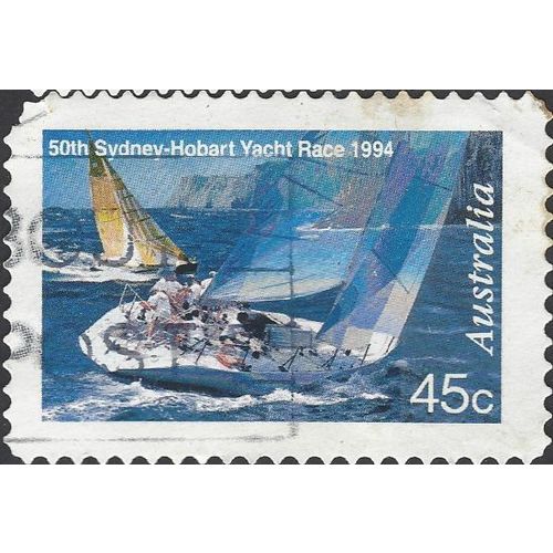 AUSTRALIA, SHIP, Sydney-Hobart race, Hobart, blue 1994, 45c, #3