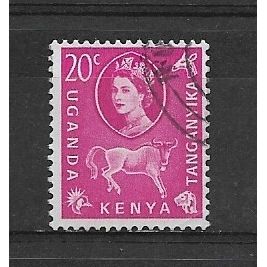 KUT.SG186 20c Blue Wildebeest.Fine Used.May19b