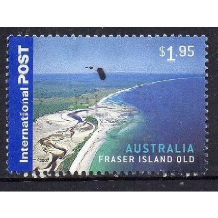 Australia 2007 Island Jewels - Fraser Island $1.95 International Post Sheet Used