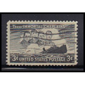 Used 956 3c Four Chaplains Fine KA7671