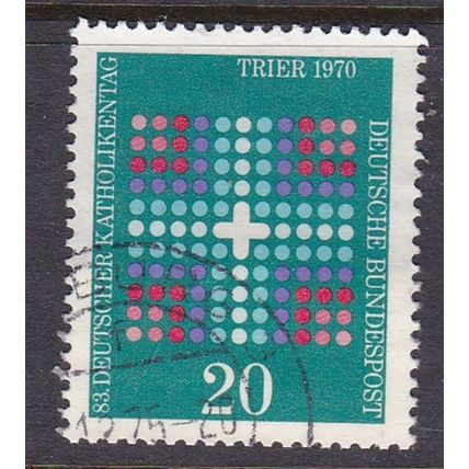 GERMANY 1970 CATHOLIC'S DAY 20pf USED SG1557