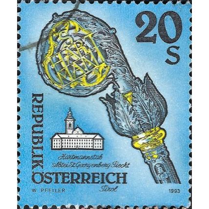 AUSTRIA, Hartmann Crosier, blue 1993, 20s, #3