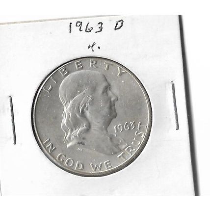 1963 franklin half dollar