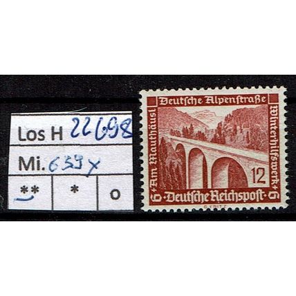 Los H22698: Deutsches Reich Mi. 639 y **