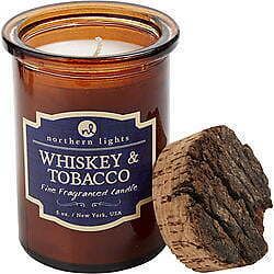 WHISKEY & TOBACCO SCENTED by Northern Lights SPIRIT JAR CANDLE - 5 OZ. BURNS ...