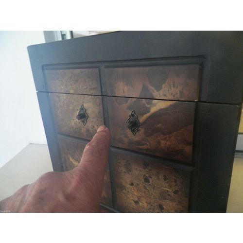 ORNATE PLANT STAND/STORAGE CHEST