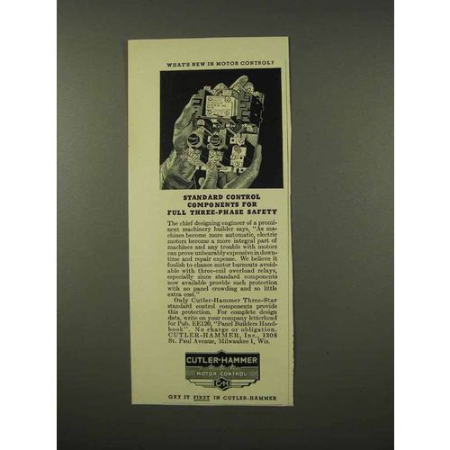 1956 Cutler-Hammer Standard Control Ad