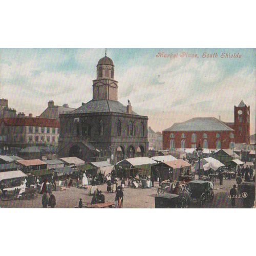 GB circa 1910 Market Place South Shields by Valentines see other listings
