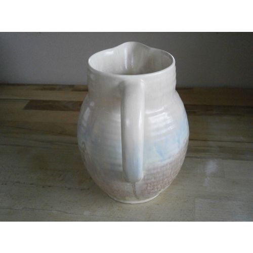 Shorter & Son Ltd Large Vintage Textured Drip Glaze Jug / Pitcher