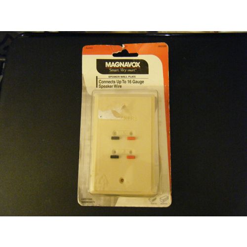 Magnavox M62088 Almond Speaker Wall Plate - New!!!