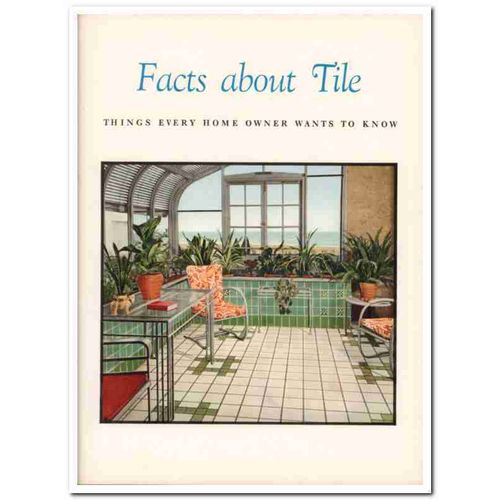Tile Manufacturers Association Inc 1940 Vintage Brochure Home Owner