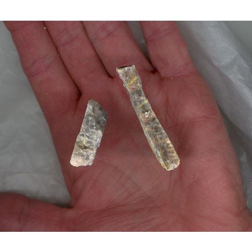 A Black Moonstone Raw Crystal Gemstone 2 Pcs Metaphysical Spiritual Energy Work