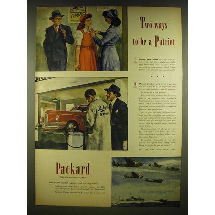 1945 Packard Rolls Royce Aircraft Engines Ad - Mustangs, Mosquitoes, Lancasters