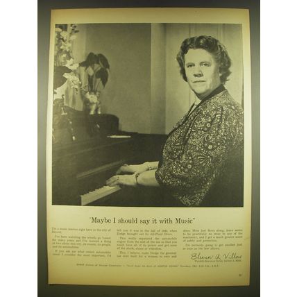 1945 Dodge Cars Ad - Maybe I should say it with music