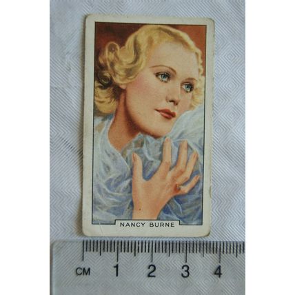 1935 Gallaher's Portraits of Famous Stars No. 11 Nancy Burne