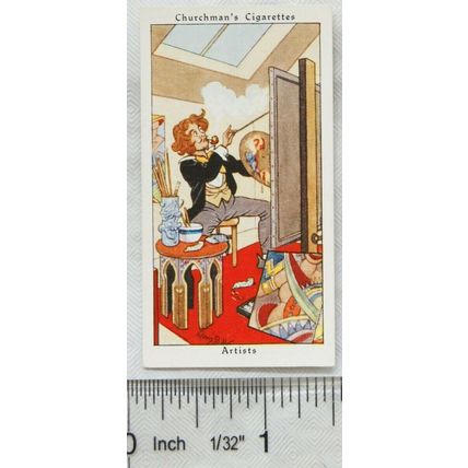 1937 Churchman Howlers No. 32 Artists