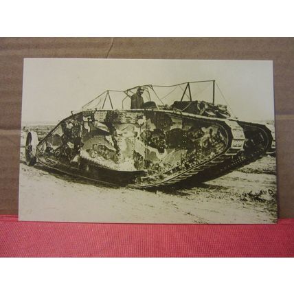 MARK 1, HEAVY TANK 1st military tank. unused postcard Science Museum =