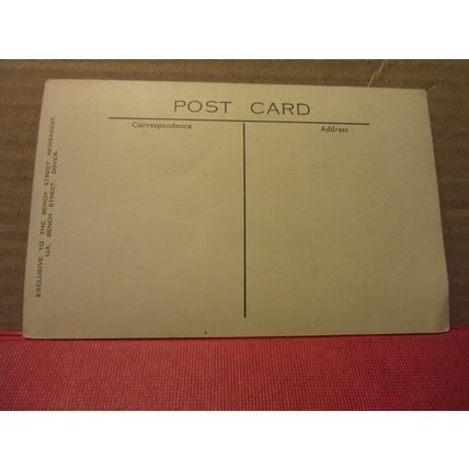PARISH CHURCH by C. King, 1948., DOVER, KENT postcard for Bench St. Newsagents =