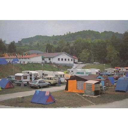 Camping Covadonga Soto De Cangas De Onis Swiss Camp Tent Field Postcard