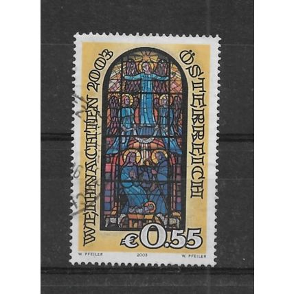 Austria.2003 Christmas stamp.Fine Used.Aug22
