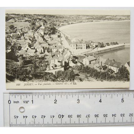 vintage postcard Jersey, General View