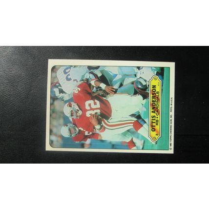 1983 Topps Inset Stricker Ottis Anderson Cardinals Card #3