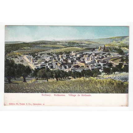 Village of Bethany Palestine Postcard