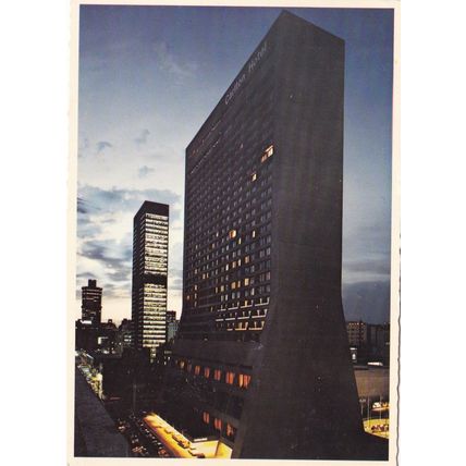 Johannesburg Carlton Hotel South Africa Postcard used corner crease