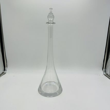 Orrefor Sweden Crystal by Olle Alberius Decanter Glasbruk 18in Large Home Decor