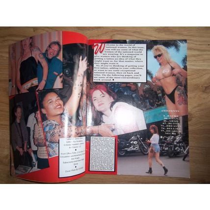 Tattoos For Women Magazine Collector's Edition #5 1993 Outlaw Biker
