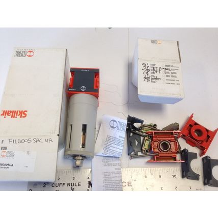 METAL WORK 3480001UA PNEUMATIC FILTER FIL 200 5 & 3/8" PLATE KIT REGULATOR,DG