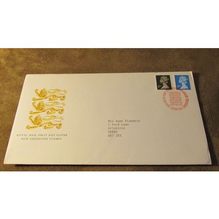 1989 GB FDC Cover - 1st & 2nd Class Definitives - Bureau fr