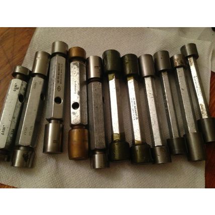 THE PIPE MACHINERY 9459,9537 INSPECTION GAGE GO NO GO PLUG GAGE .9459 .9537,AG