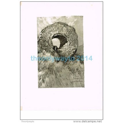 THANN, THE SORCERERS EYE, FRANCE, BOOK ILLUSTRATION/PRINT FROM ALSACE-LORRAINE,