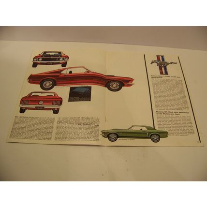 1969 PERFORMANCE BUYERS DIGEST FORD COBRA TORINO MUSTANG MACH 1 XL GT BROCHURE