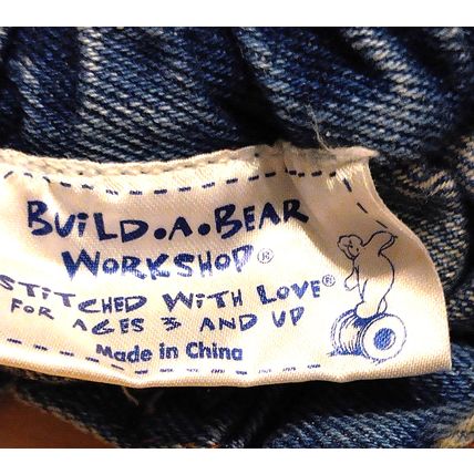 Build A Bear Boys Denim Shorts Champ T Shirt & Navy Blue Cap Summer Sport Outfit