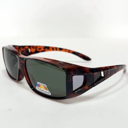 LARGE FIT OVER PRESCRIPTION GLASSES POLARIZED SUNGLASSES COVER ALL WRAP AROUND