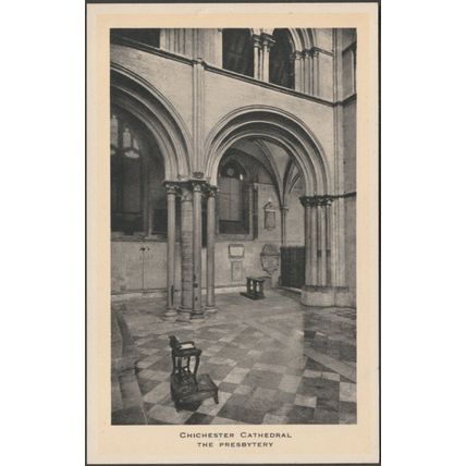 The Presbytery, Chichester Cathedral, Sussex, c.1940 - Tuck's Postcard