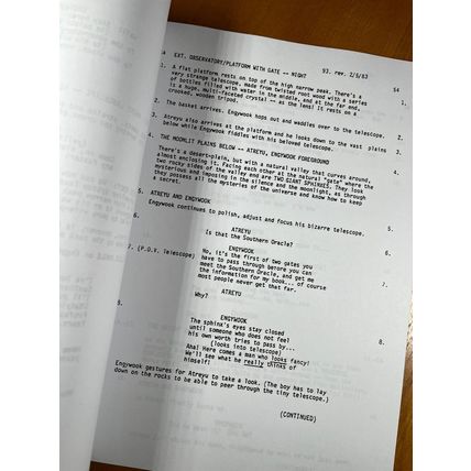 The Neverending Story 1 & 2 Scripts Signed- Autograph Reprints- Atreyu, Artax