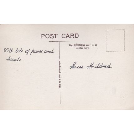 E172 CAT POSTCARD - HERES GOOD LUCK