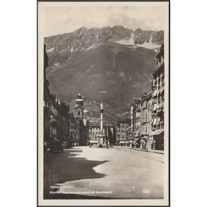 Maria Theresienstrasse, Innsbruck, c.1920s - Tiroler Kunstverlag Foto-AK