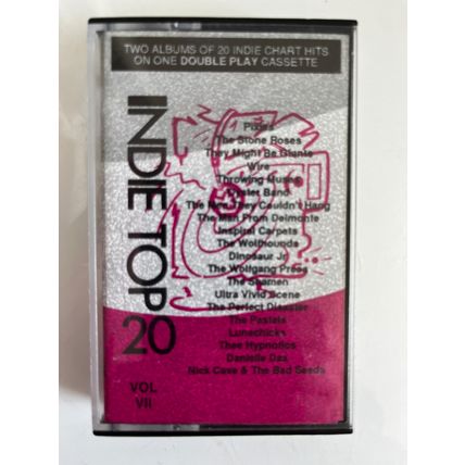 INDIE TOP 20 VOL.7 (UK AUDIO CASSETTE, 1989)