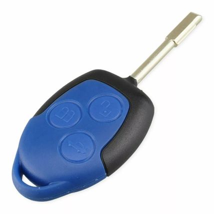 FORD TRANSIT BLUE REMOTE KEY FOB CUT TO CODE/ PHOTO FITS MK7, 2006 2014