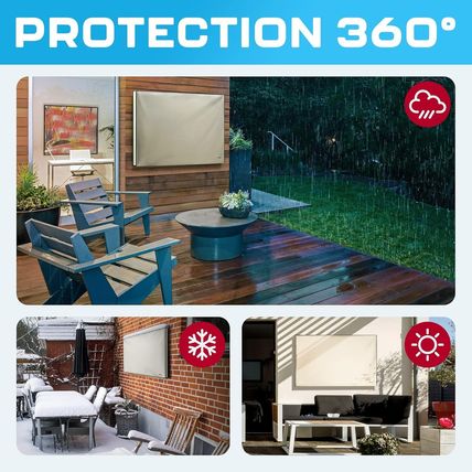 Outdoor TV Cover 70-75 Inch | Waterproof and Weatherproof TV Covers | Outdoor TV